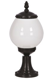 Opviq Lámpara de Pared Exterior Negro y Blanco IP65